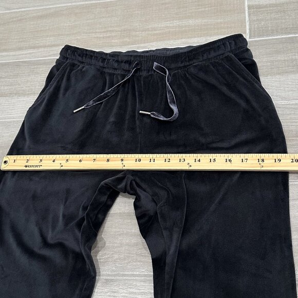 Z Supply Evalyn Silky Velour Drawstring Jogger Pant in Onyx Women's Size S - Picture 11 of 15